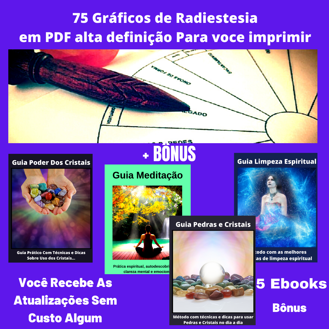 75 GRÁFICOS DE RADIESTESIA PARA IMPRESSÃO